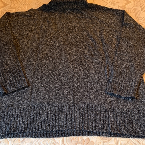 Old Navy Black Marl SoSoft Turtleneck Tunic Sweater/NWT/L - Picture 12 of 15